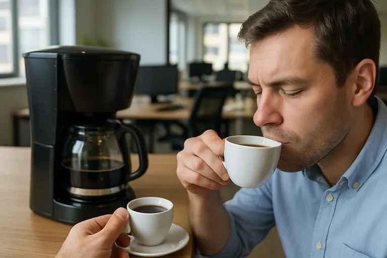 Waarom smaakt kantoorkoffie nooit zoals thuis?